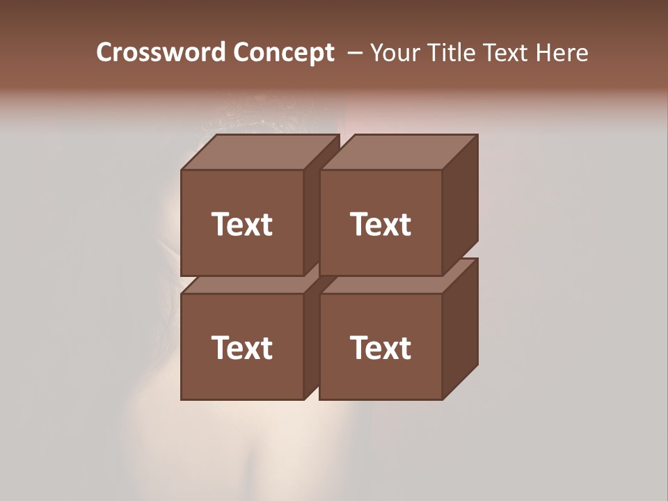 Style Dark Model PowerPoint Template