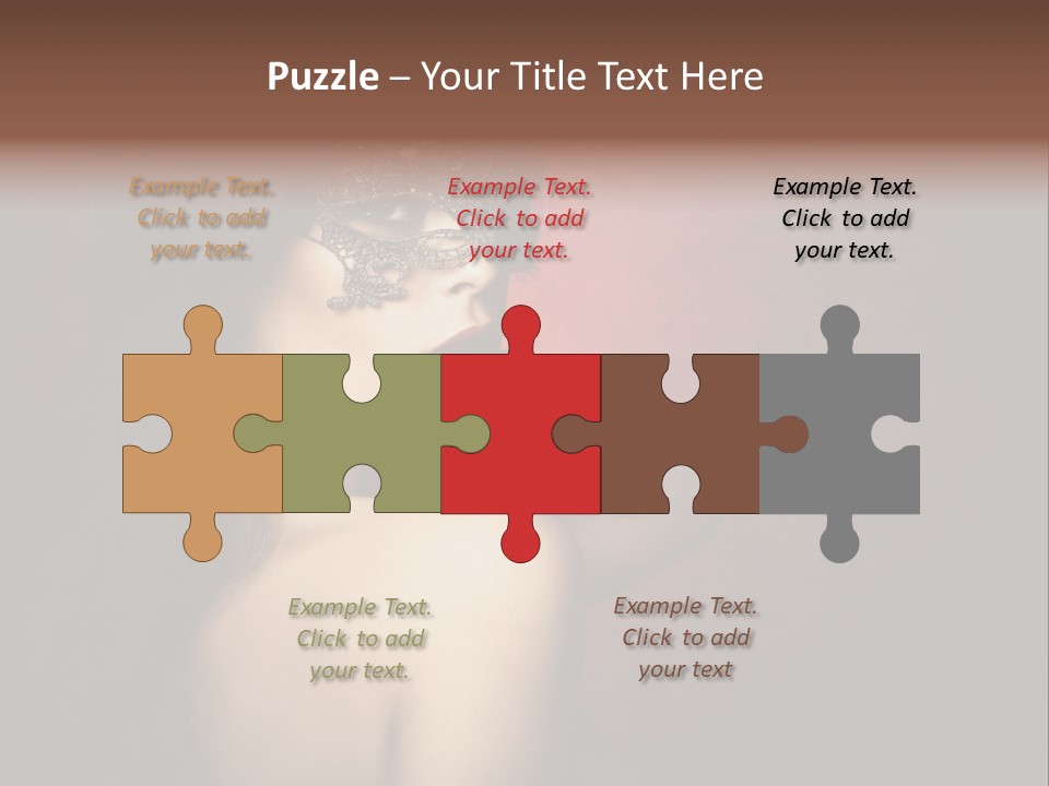 Style Dark Model PowerPoint Template