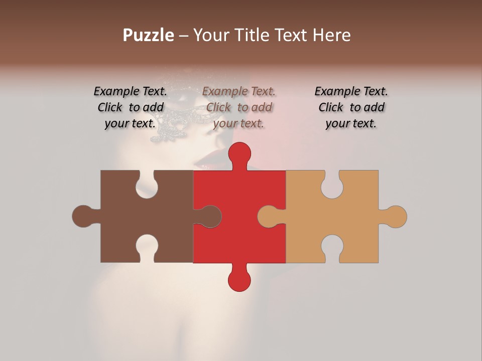Style Dark Model PowerPoint Template