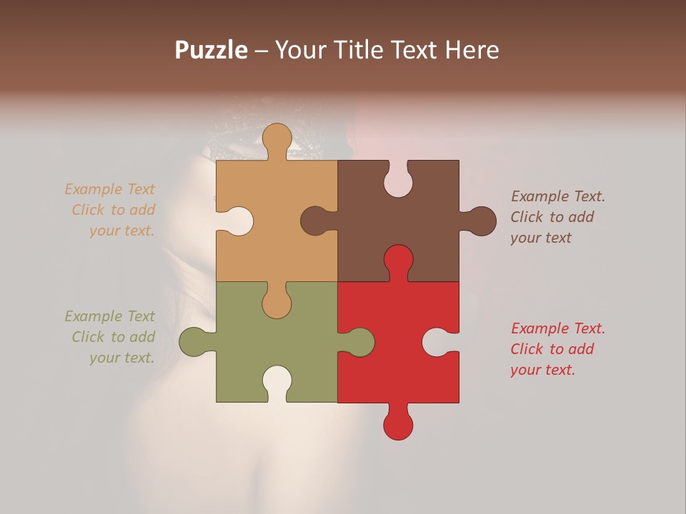 Style Dark Model PowerPoint Template