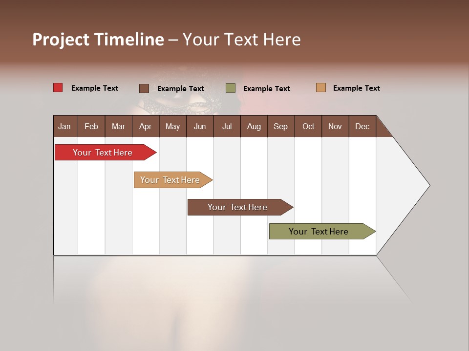 Style Dark Model PowerPoint Template