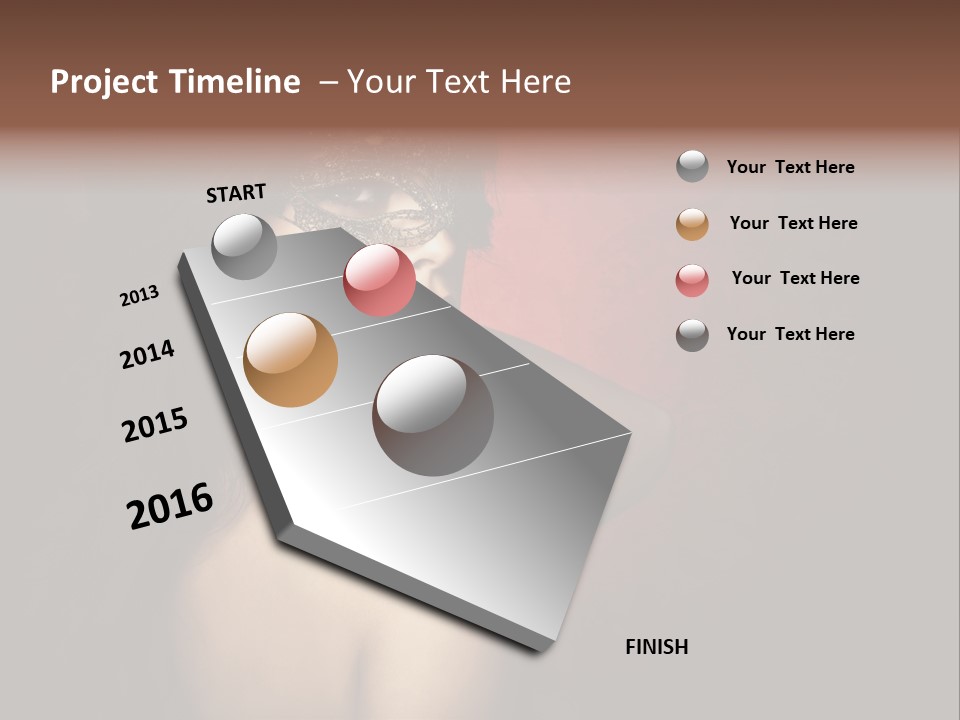 Style Dark Model PowerPoint Template