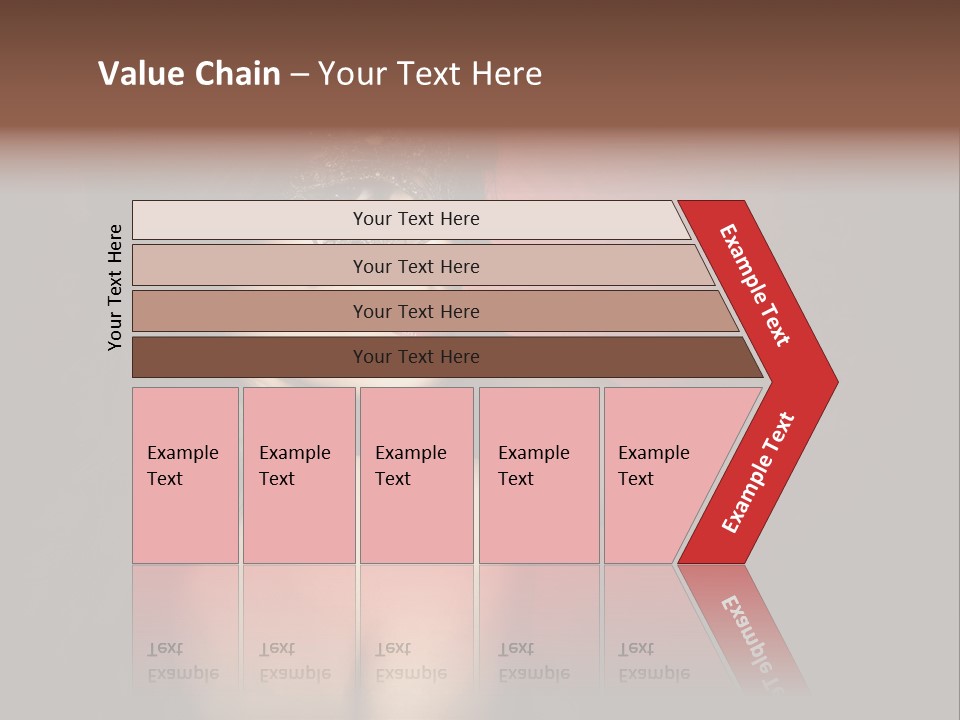 Style Dark Model PowerPoint Template