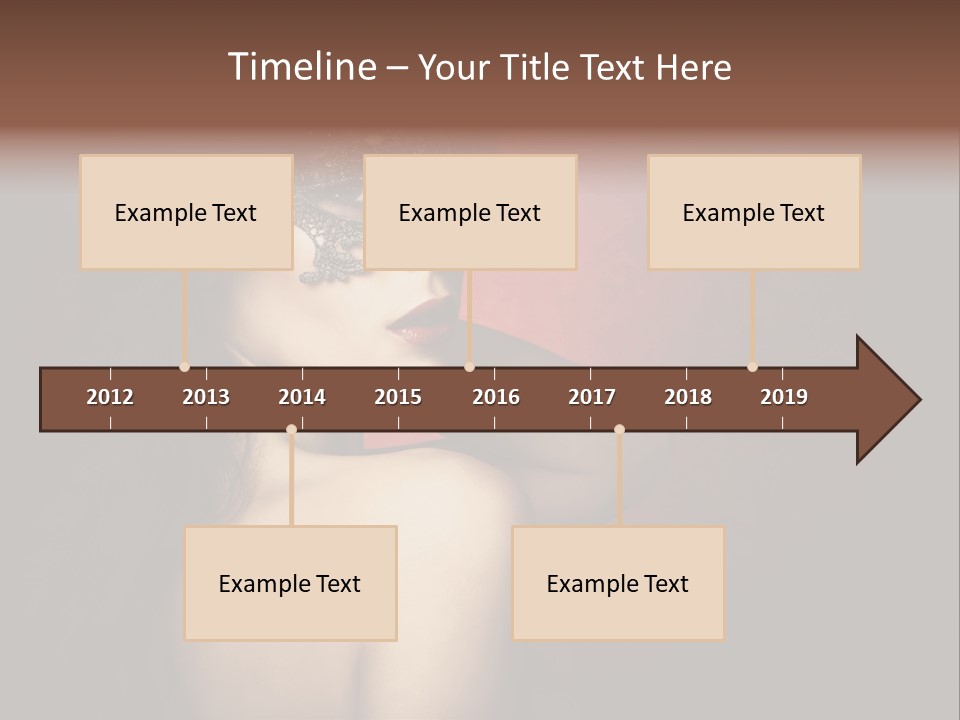 Style Dark Model PowerPoint Template
