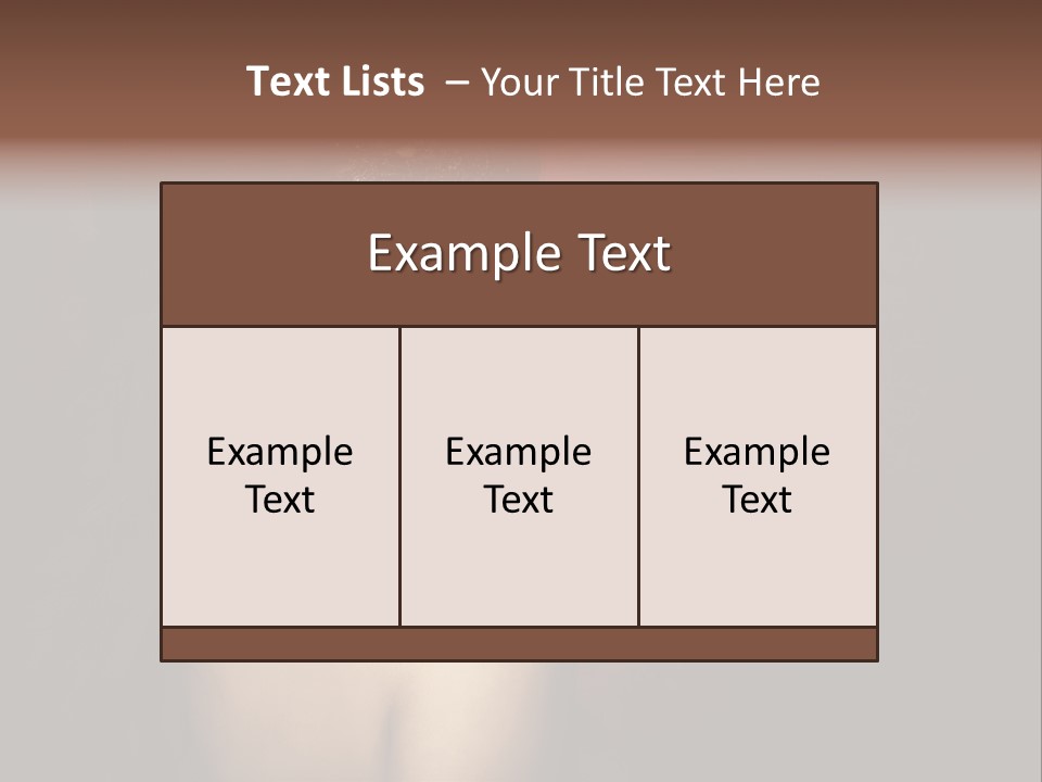 Style Dark Model PowerPoint Template