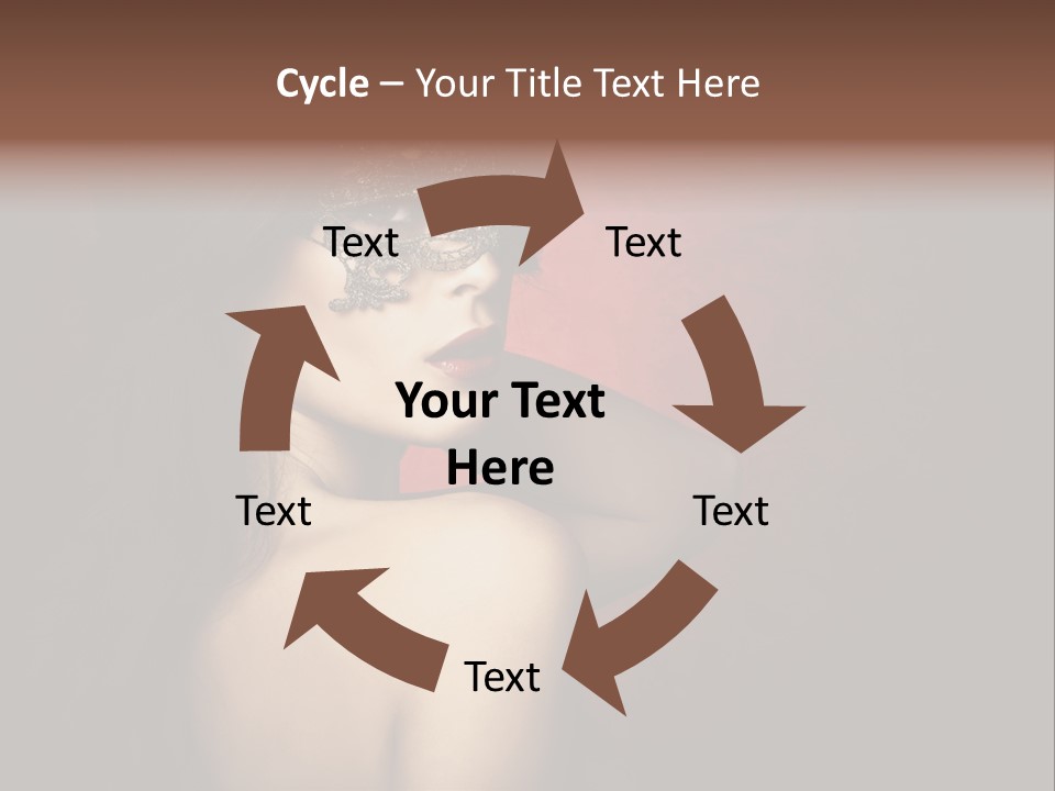 Style Dark Model PowerPoint Template