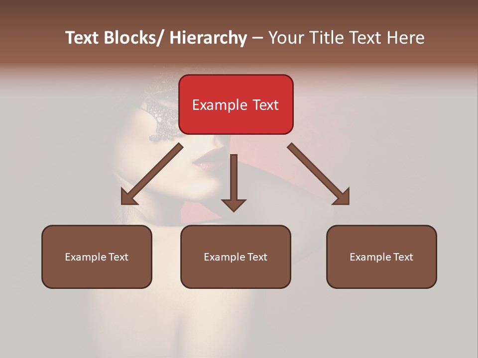 Style Dark Model PowerPoint Template