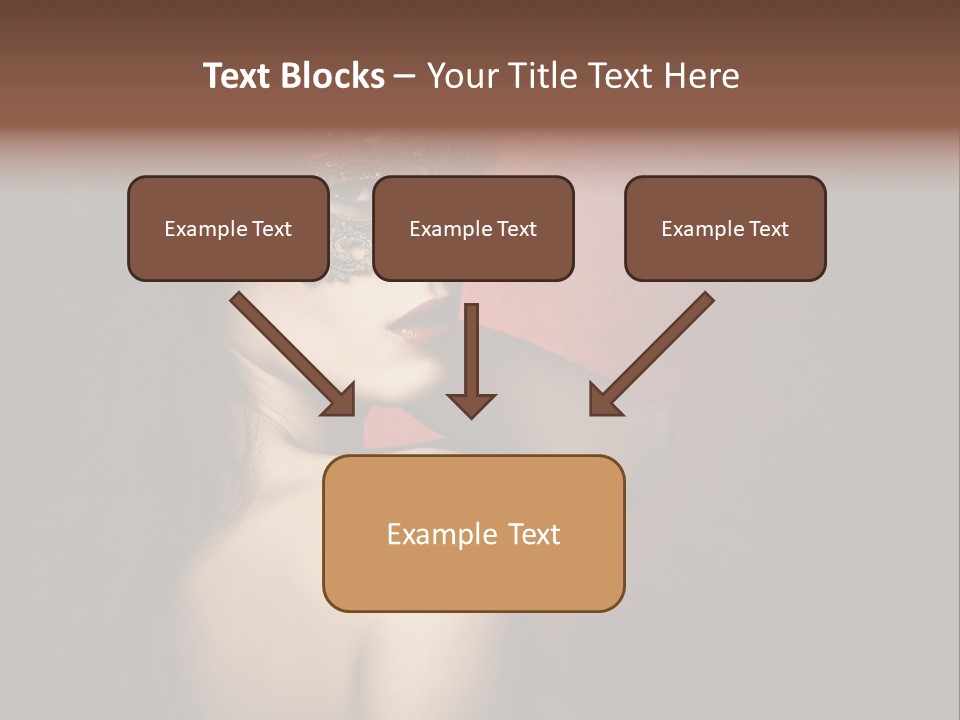 Style Dark Model PowerPoint Template