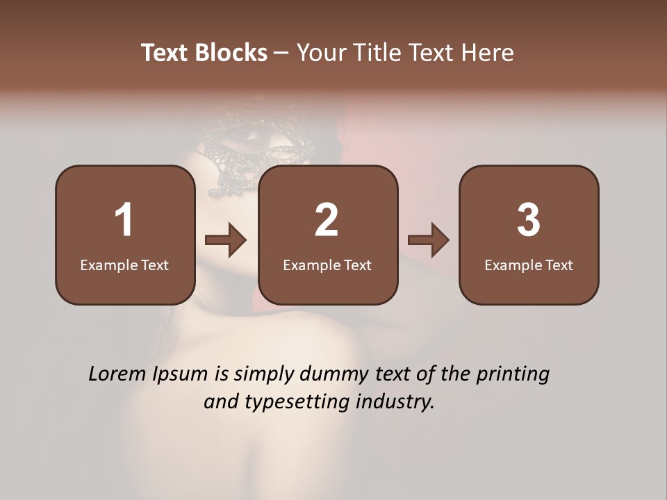Style Dark Model PowerPoint Template