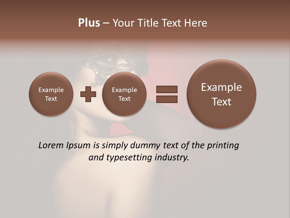 Style Dark Model PowerPoint Template