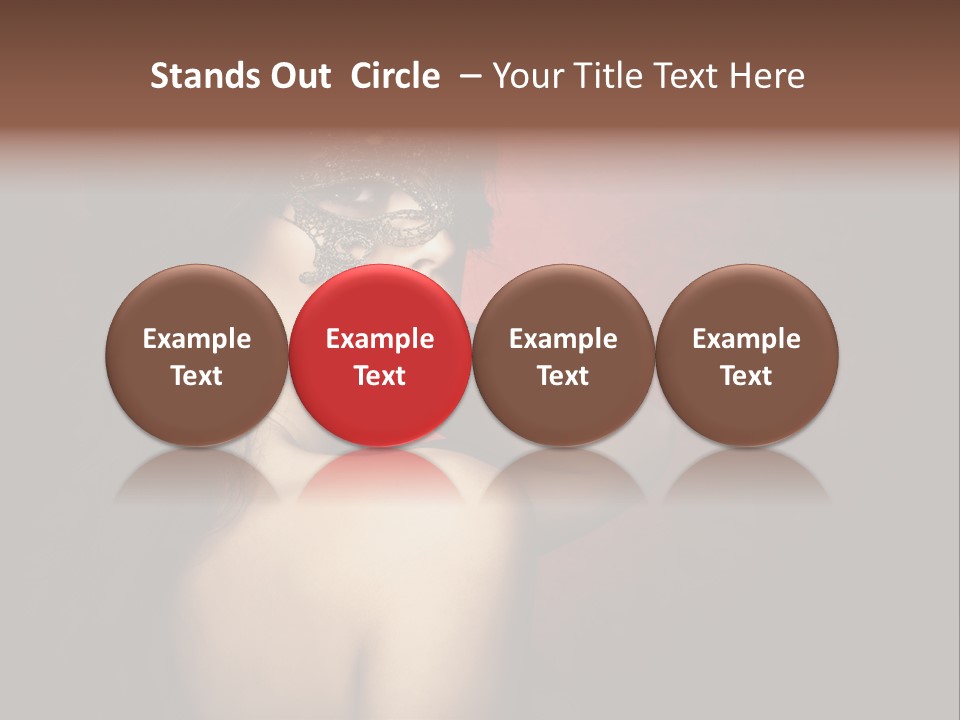 Style Dark Model PowerPoint Template