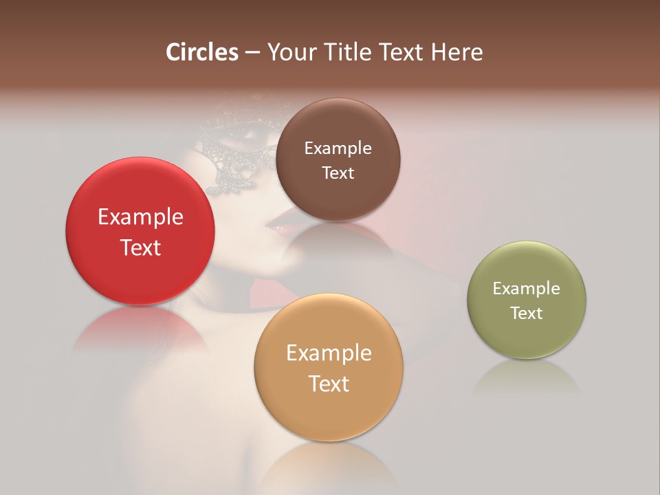 Style Dark Model PowerPoint Template