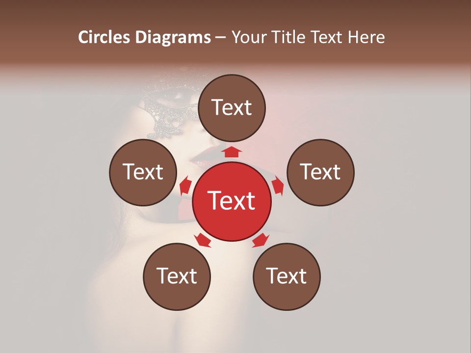 Style Dark Model PowerPoint Template