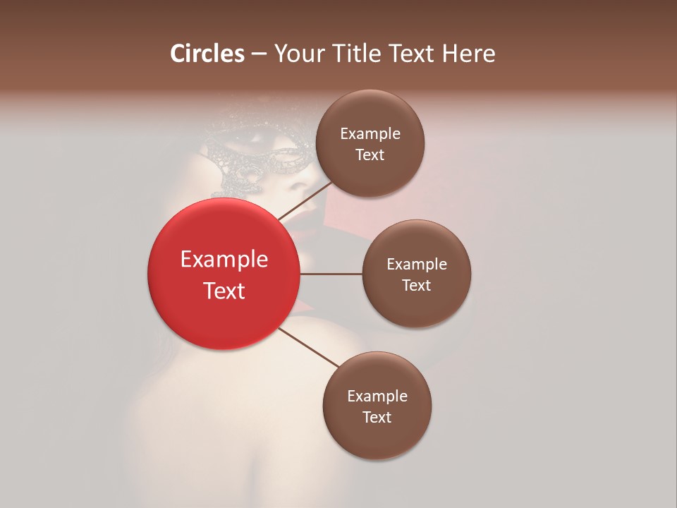 Style Dark Model PowerPoint Template