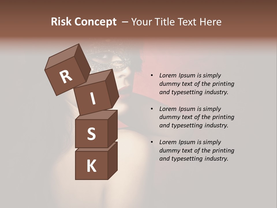 Style Dark Model PowerPoint Template