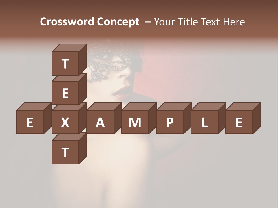 Style Dark Model PowerPoint Template