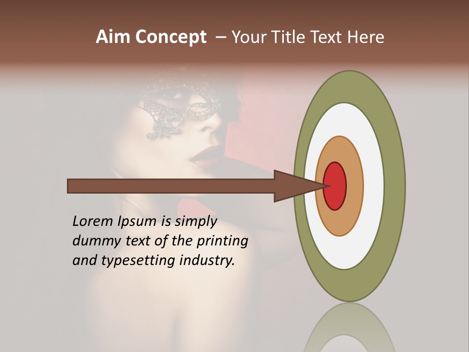 Style Dark Model PowerPoint Template