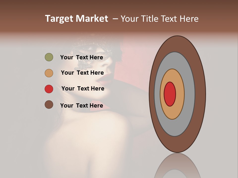 Style Dark Model PowerPoint Template