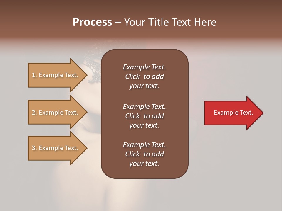Style Dark Model PowerPoint Template