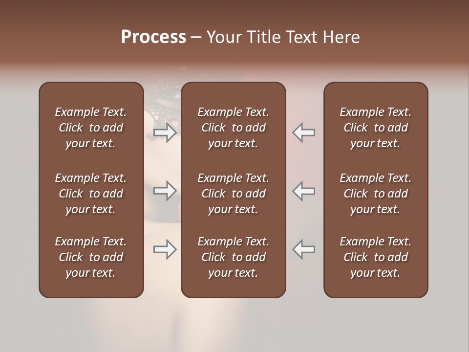 Style Dark Model PowerPoint Template