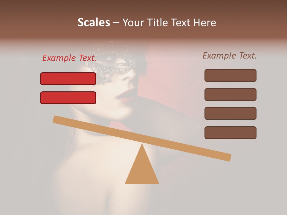 Style Dark Model PowerPoint Template