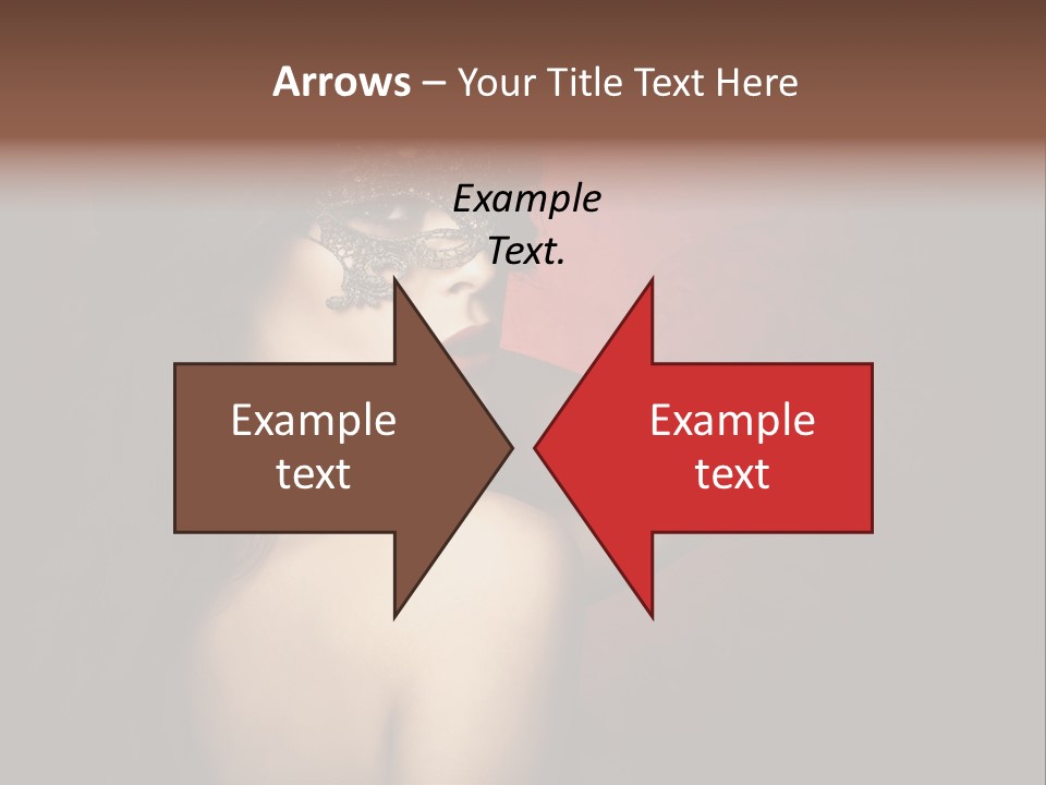 Style Dark Model PowerPoint Template