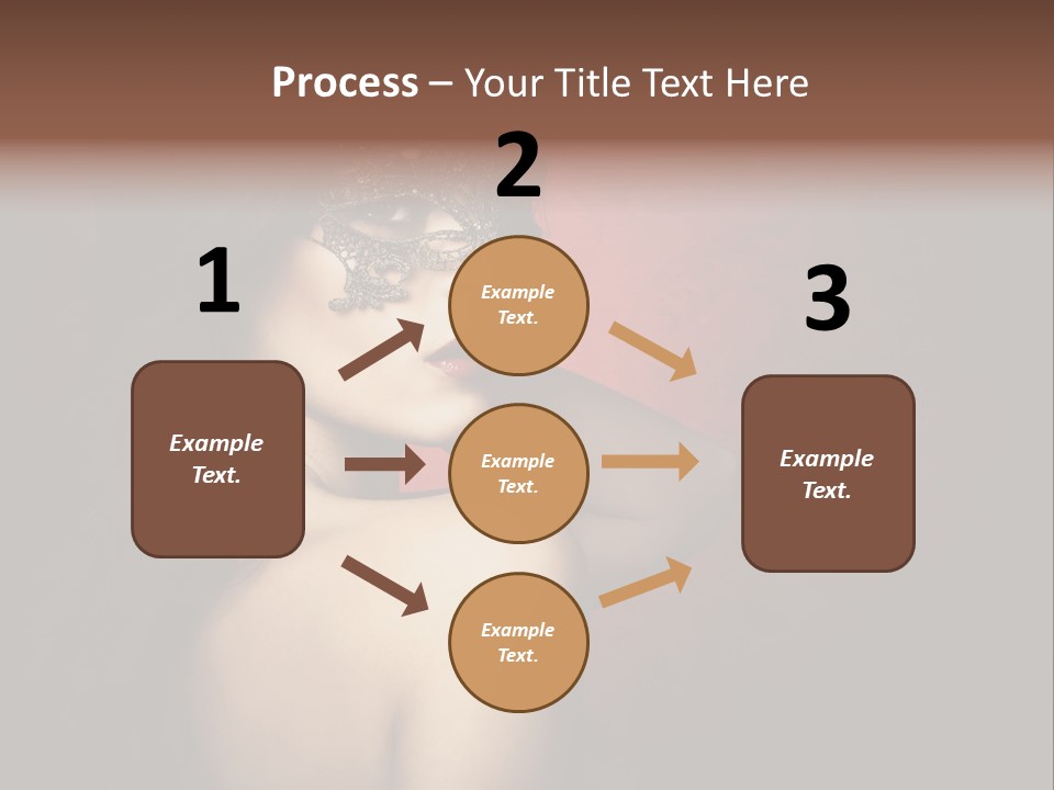 Style Dark Model PowerPoint Template
