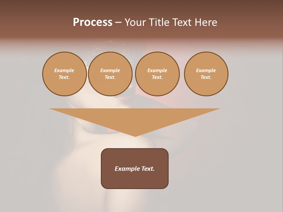 Style Dark Model PowerPoint Template