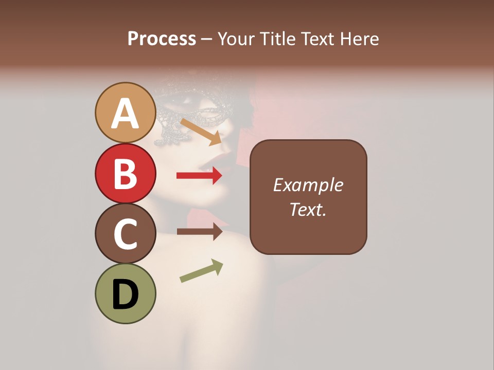 Style Dark Model PowerPoint Template