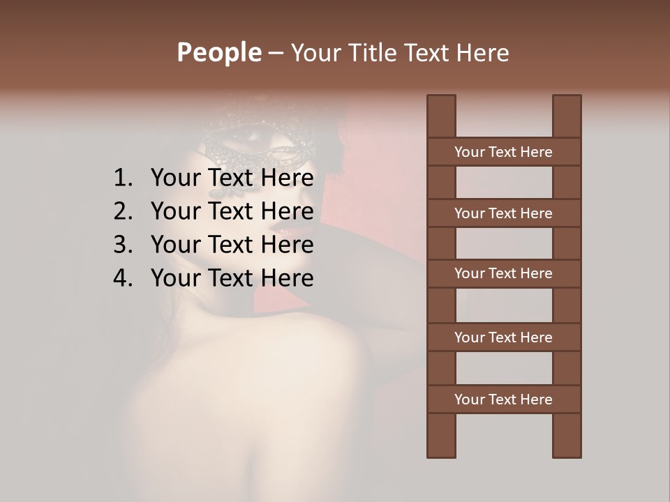 Style Dark Model PowerPoint Template