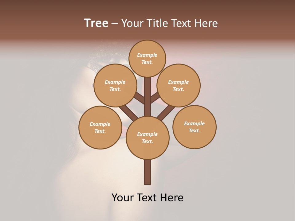 Style Dark Model PowerPoint Template