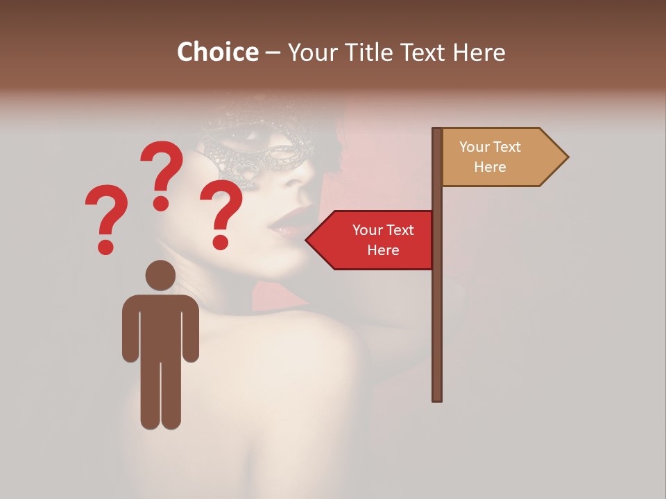 Style Dark Model PowerPoint Template