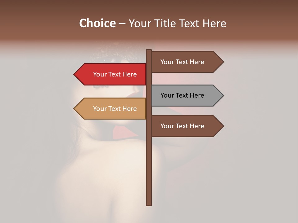 Style Dark Model PowerPoint Template