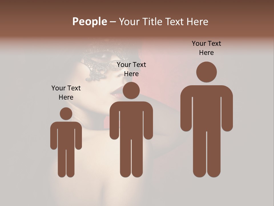 Style Dark Model PowerPoint Template