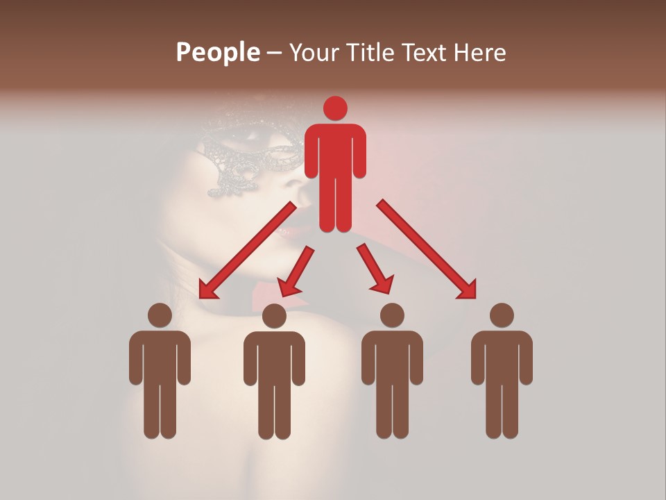 Style Dark Model PowerPoint Template