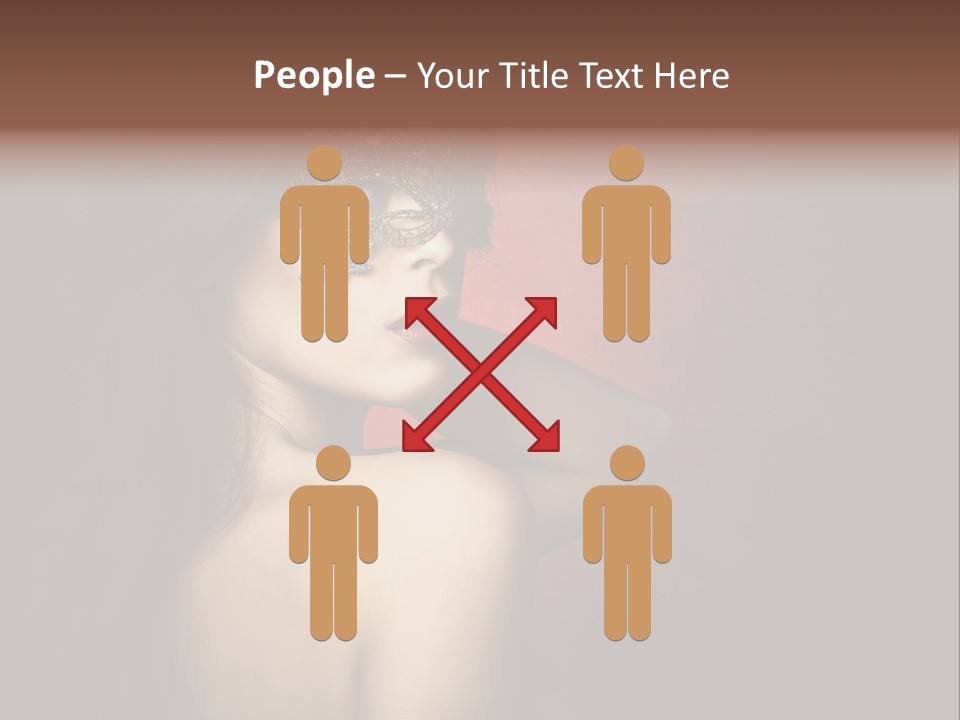 Style Dark Model PowerPoint Template