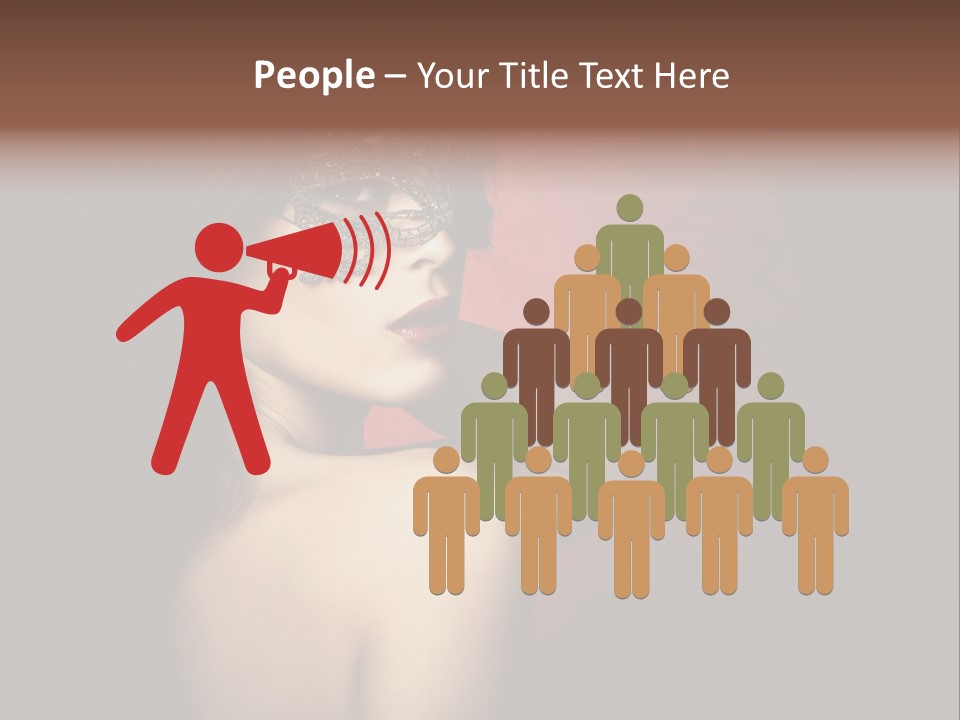 Style Dark Model PowerPoint Template