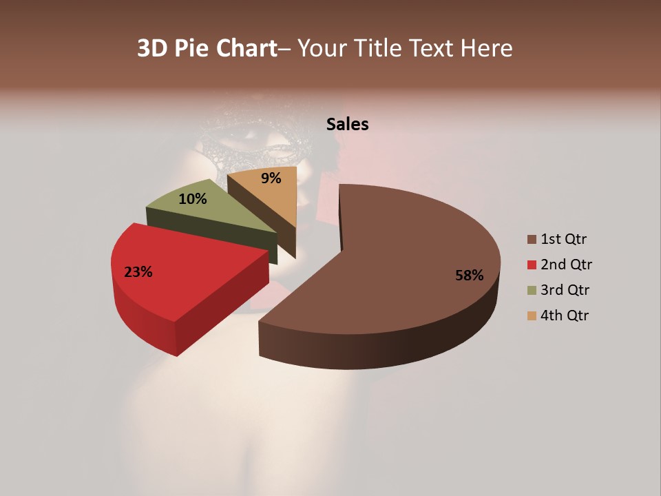 Style Dark Model PowerPoint Template