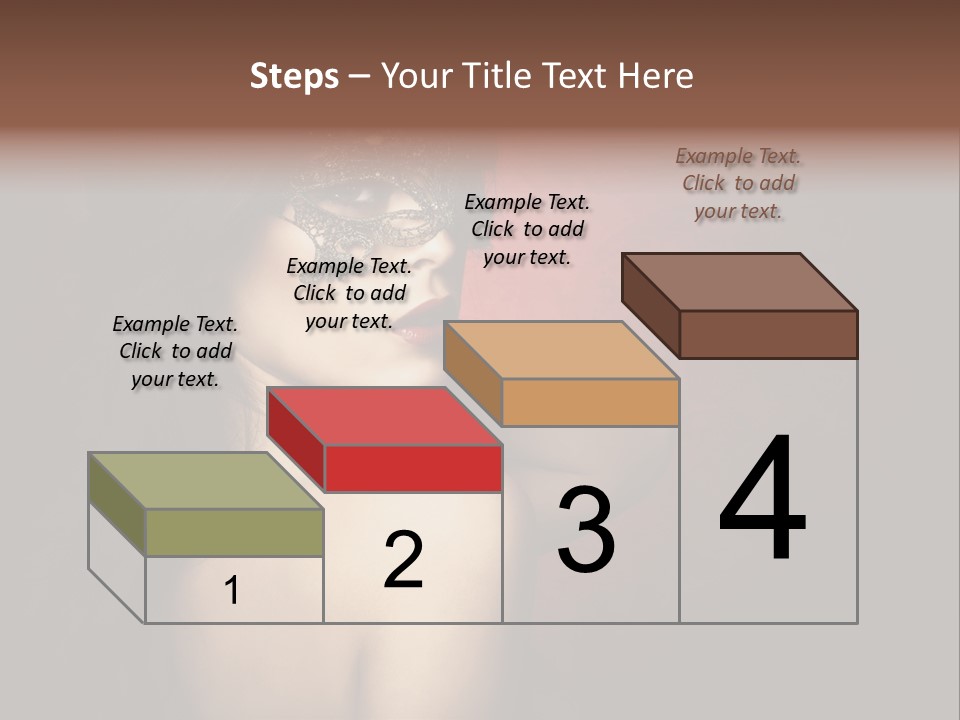 Style Dark Model PowerPoint Template