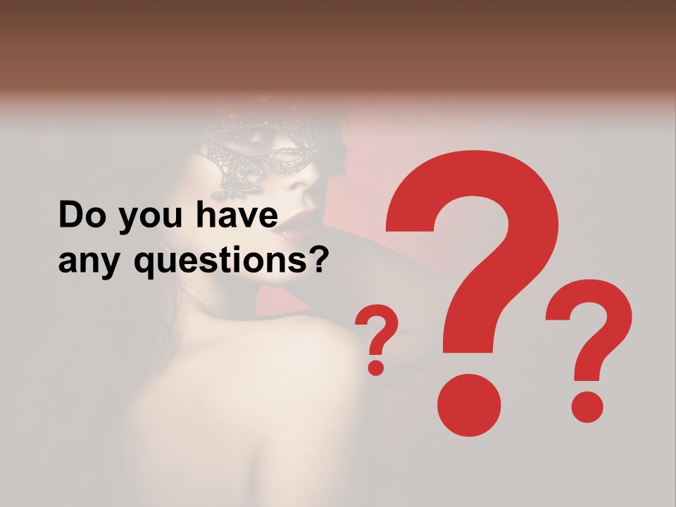 Style Dark Model PowerPoint Template