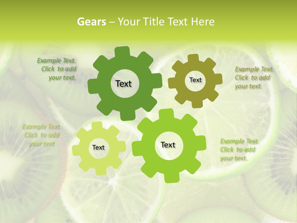 Nature Texture Food PowerPoint Template