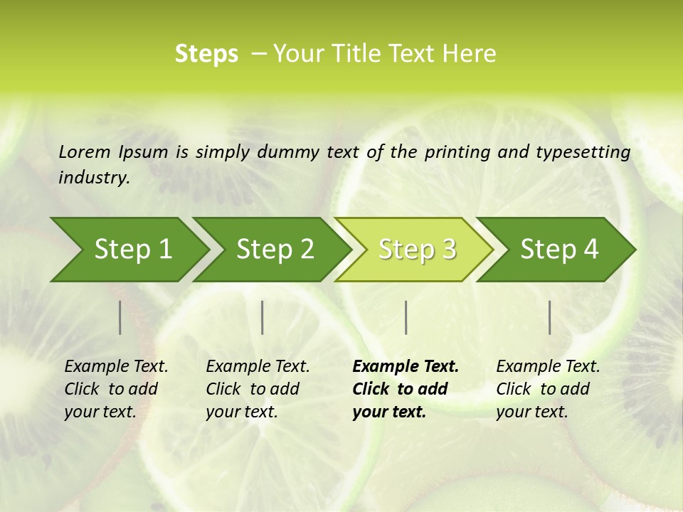Nature Texture Food PowerPoint Template