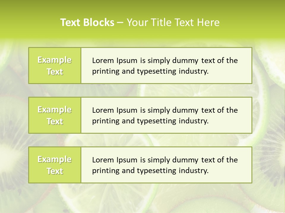 Nature Texture Food PowerPoint Template