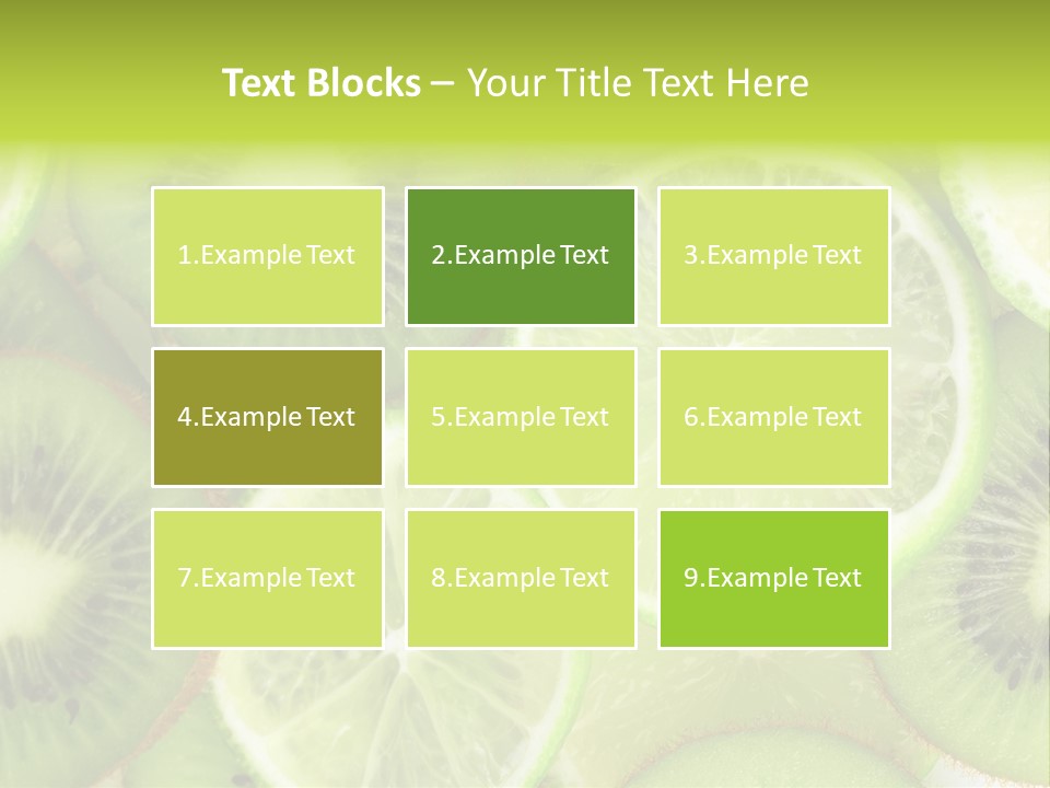 Nature Texture Food PowerPoint Template