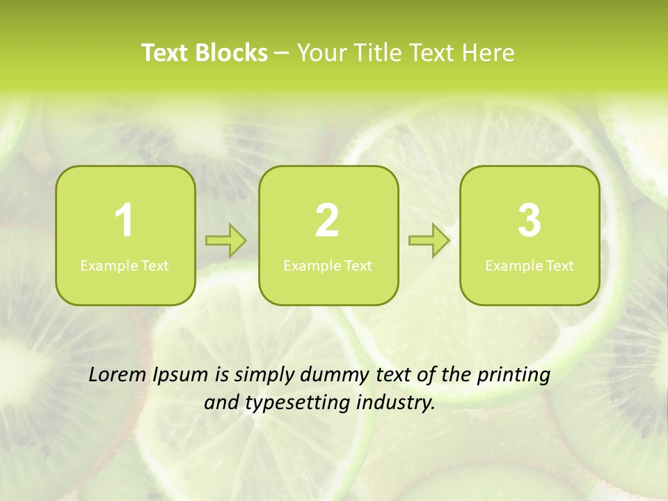Nature Texture Food PowerPoint Template