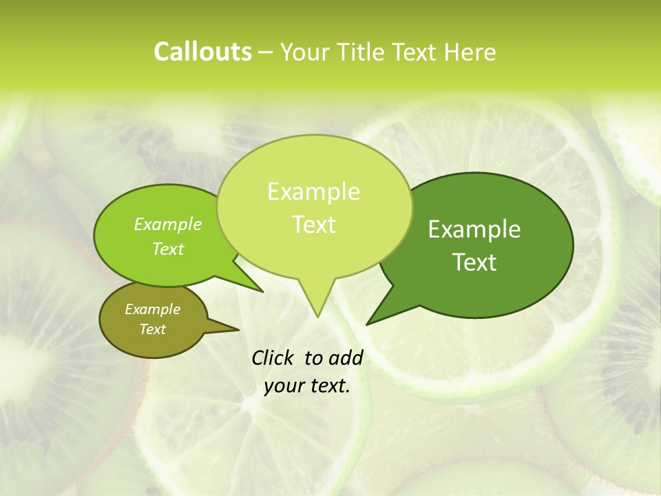 Nature Texture Food PowerPoint Template