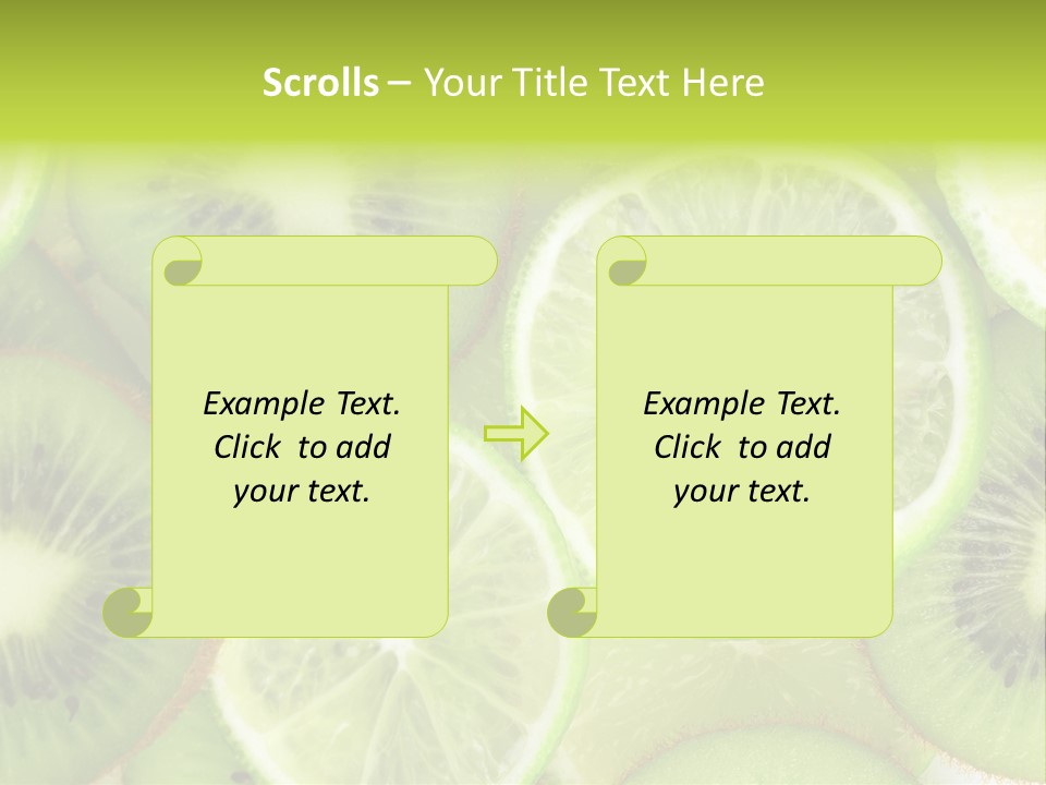 Nature Texture Food PowerPoint Template
