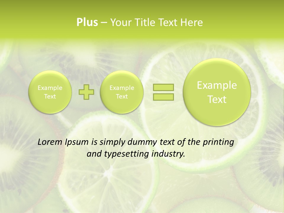 Nature Texture Food PowerPoint Template