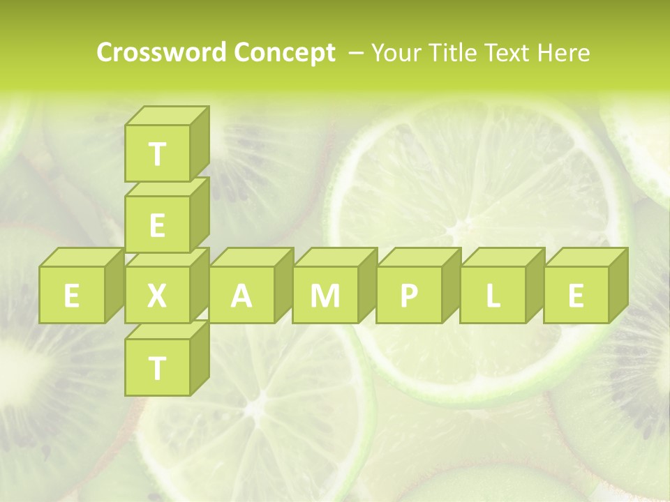 Nature Texture Food PowerPoint Template