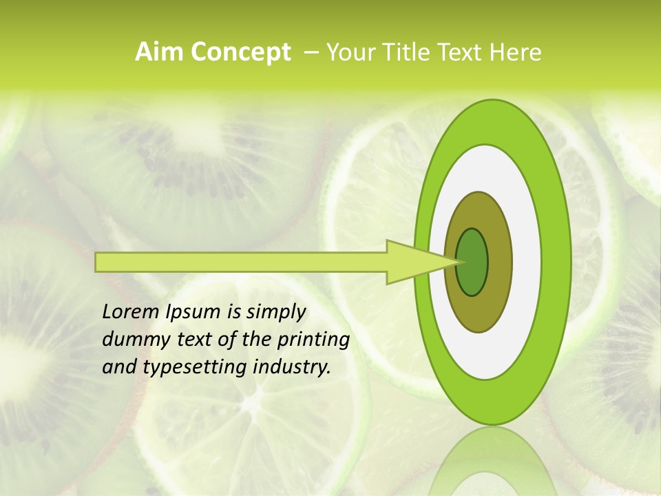 Nature Texture Food PowerPoint Template